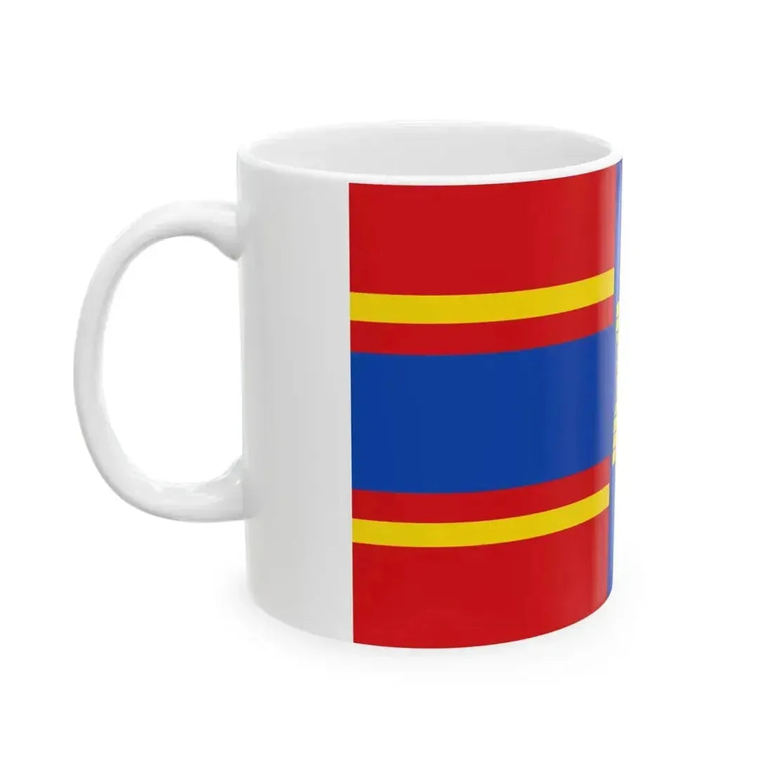 Coevorden vlag (Netherlands) White Coffee Mug - Go Mug Yourself