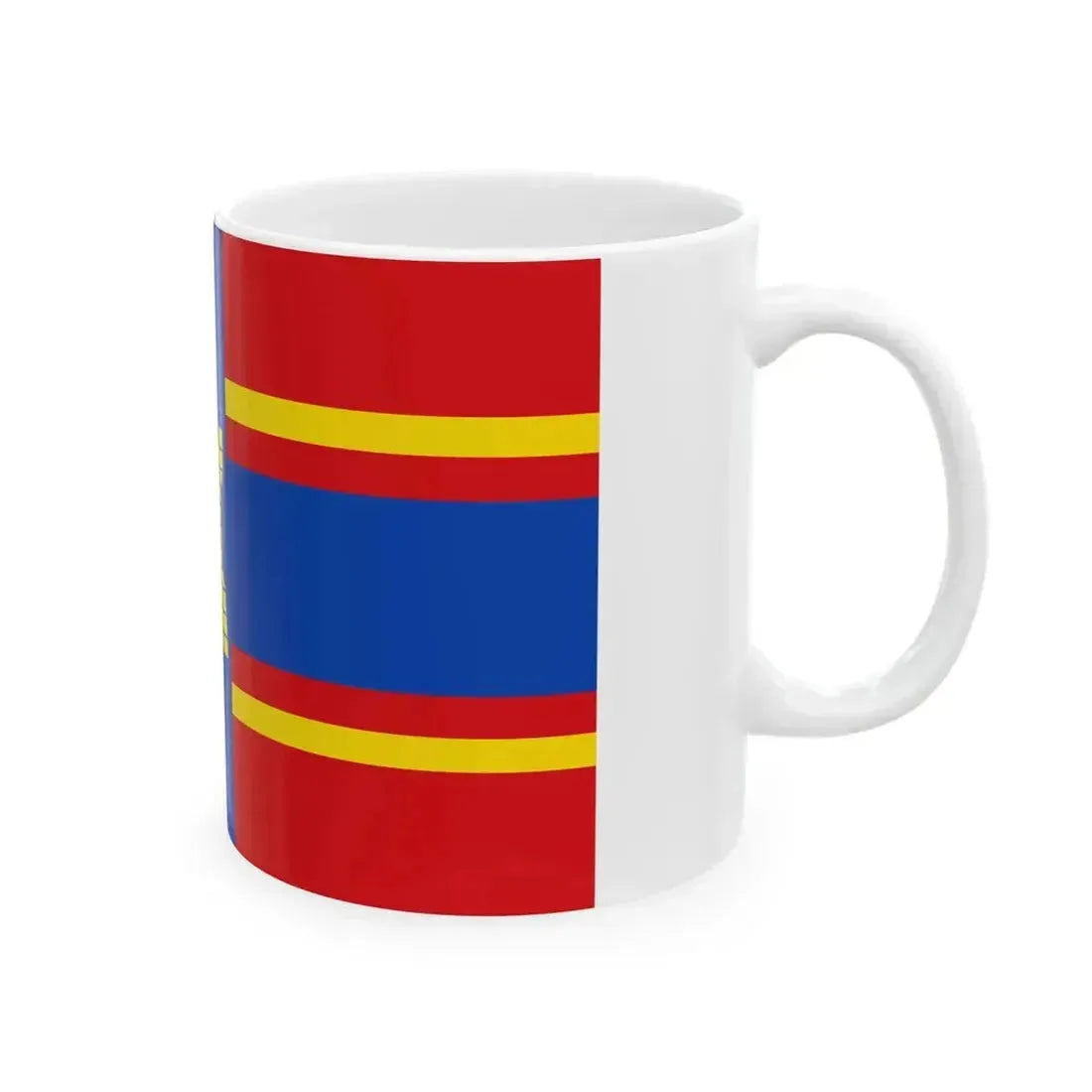 Coevorden vlag (Netherlands) White Coffee Mug - Go Mug Yourself