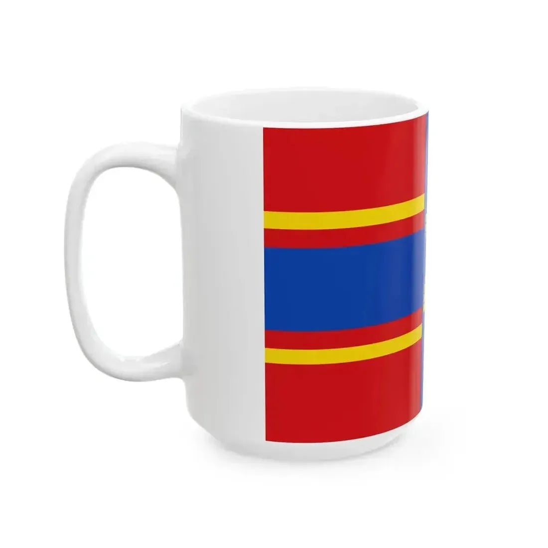 Coevorden vlag (Netherlands) White Coffee Mug - Go Mug Yourself