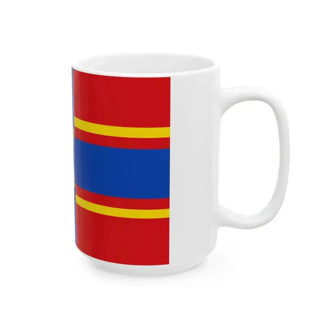 Coevorden vlag (Netherlands) White Coffee Mug - Go Mug Yourself