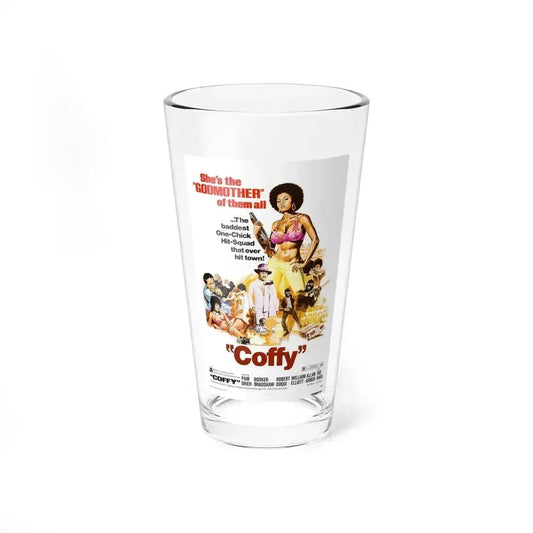 COFFY 1973 Movie Poster - Pint Glass 16oz 16oz - Go Mug Yourself