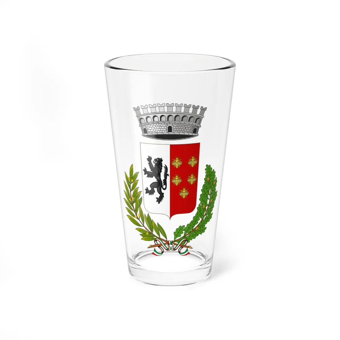 Coggiola-Stemma (Italy) (Coat of Arms) Pint Glass 16oz 16oz - Go Mug Yourself