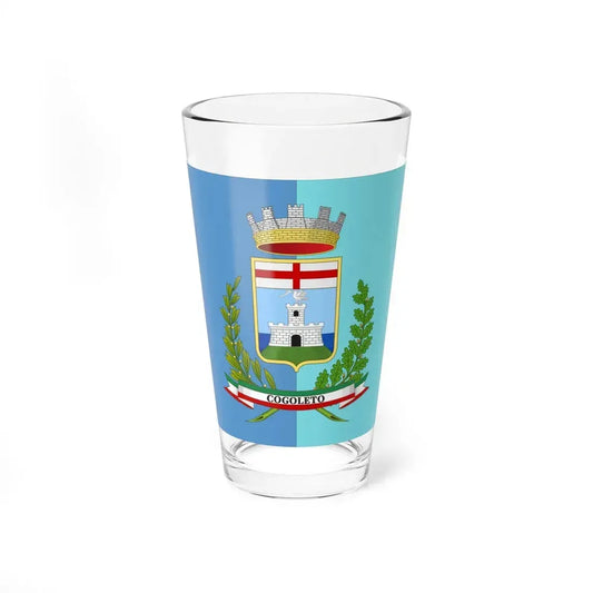 Cogoleto-Bandiera Proposta (Italy) Pint Glass 16oz 16oz - Go Mug Yourself