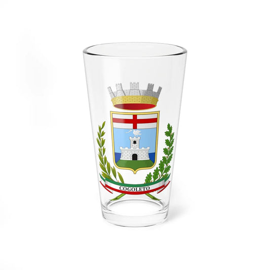 Cogoleto-Stemma (Italy) (Coat of Arms) Pint Glass 16oz 16oz - Go Mug Yourself