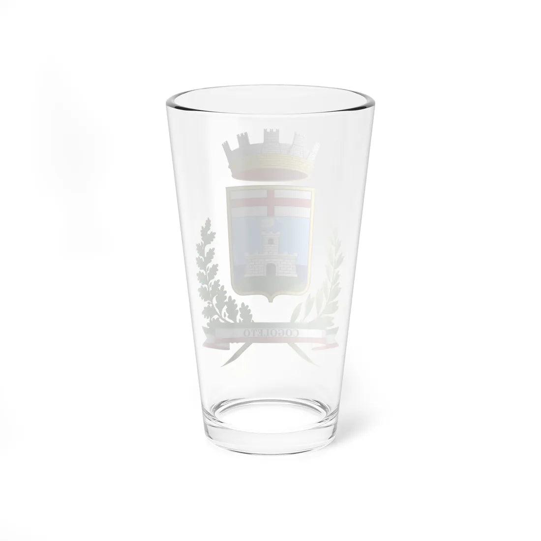 Cogoleto-Stemma (Italy) (Coat of Arms) Pint Glass 16oz - Go Mug Yourself