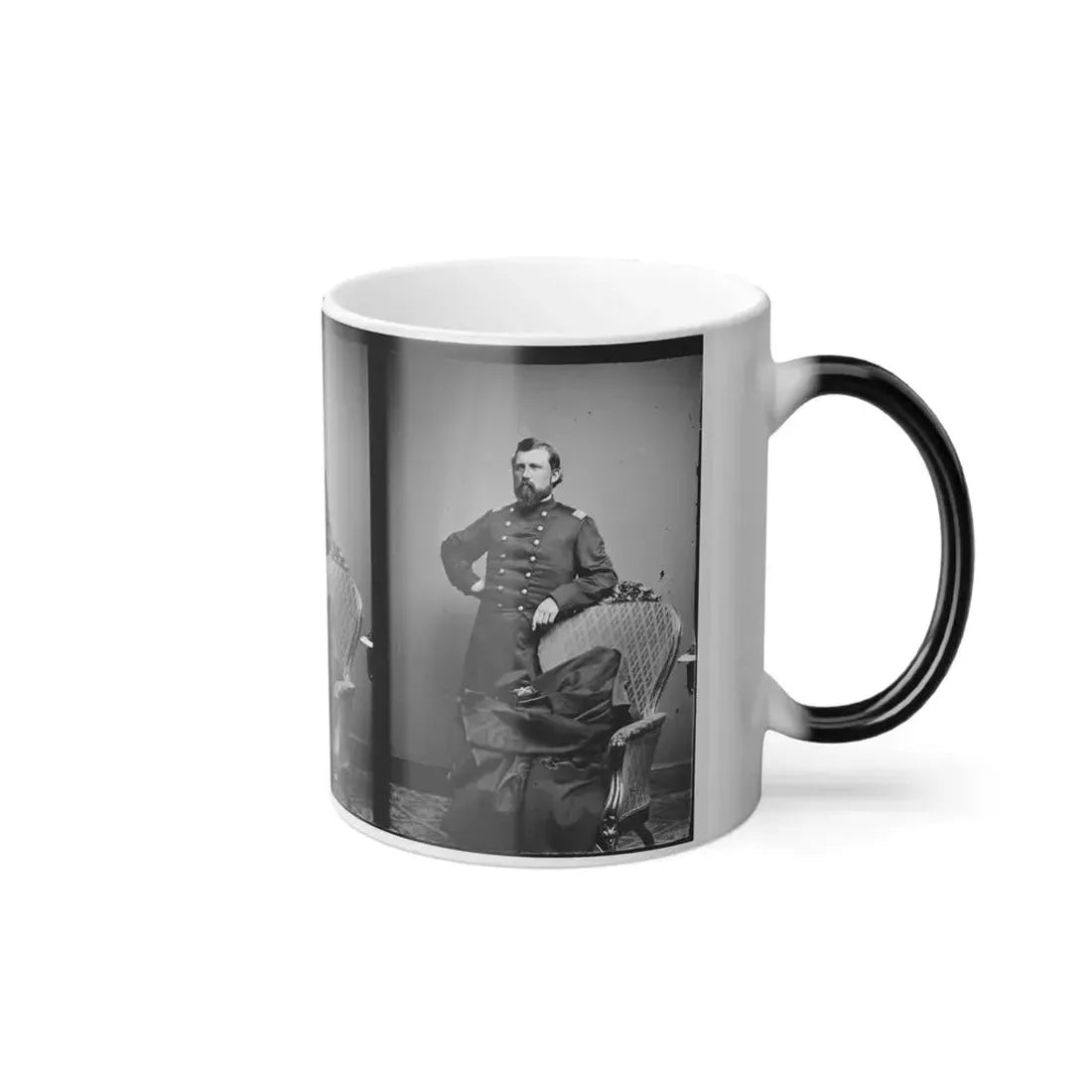 Col. L.S. Trowbridge 10Th Mich. Cav. (U.S. Civil War) Color Changing Coffee Mug 11oz - Go Mug Yourself