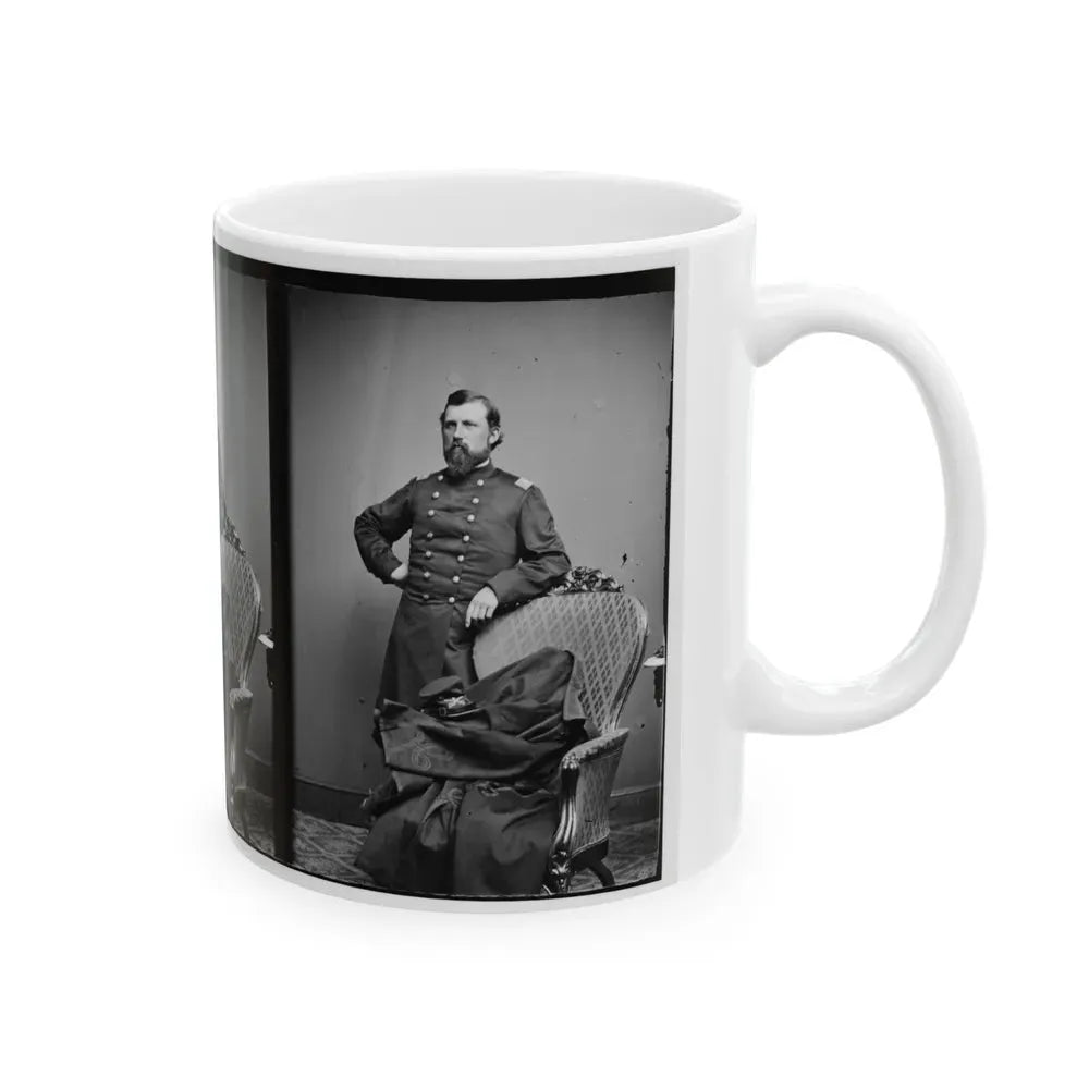 Col. L.S. Trowbridge 10th Mich. Cav. (U.S. Civil War) White Coffee Mug - Go Mug Yourself