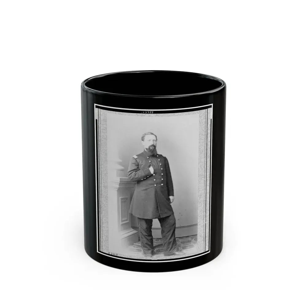 Col. W.E. Woodruff, 2d Kentucky Infantry, Full-Length Portrait, Standing, Facing Right (U.S. Civil War) Black Coffee Mug 11oz - Go Mug Yourself