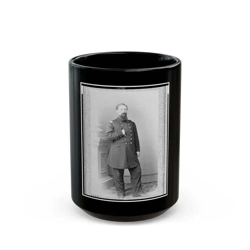 Col. W.E. Woodruff, 2d Kentucky Infantry, Full-Length Portrait, Standing, Facing Right (U.S. Civil War) Black Coffee Mug 15oz - Go Mug Yourself