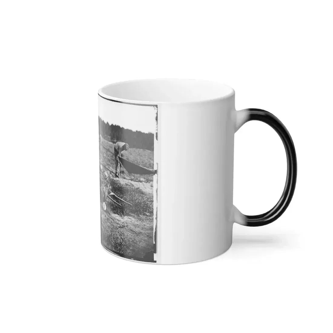 Cold Harbor, Va. African Americans Collecting Bones of Soldiers Killed in the Battle (U.S. Civil War) Color Changing Coffee Mug 11oz - Go Mug Yourself