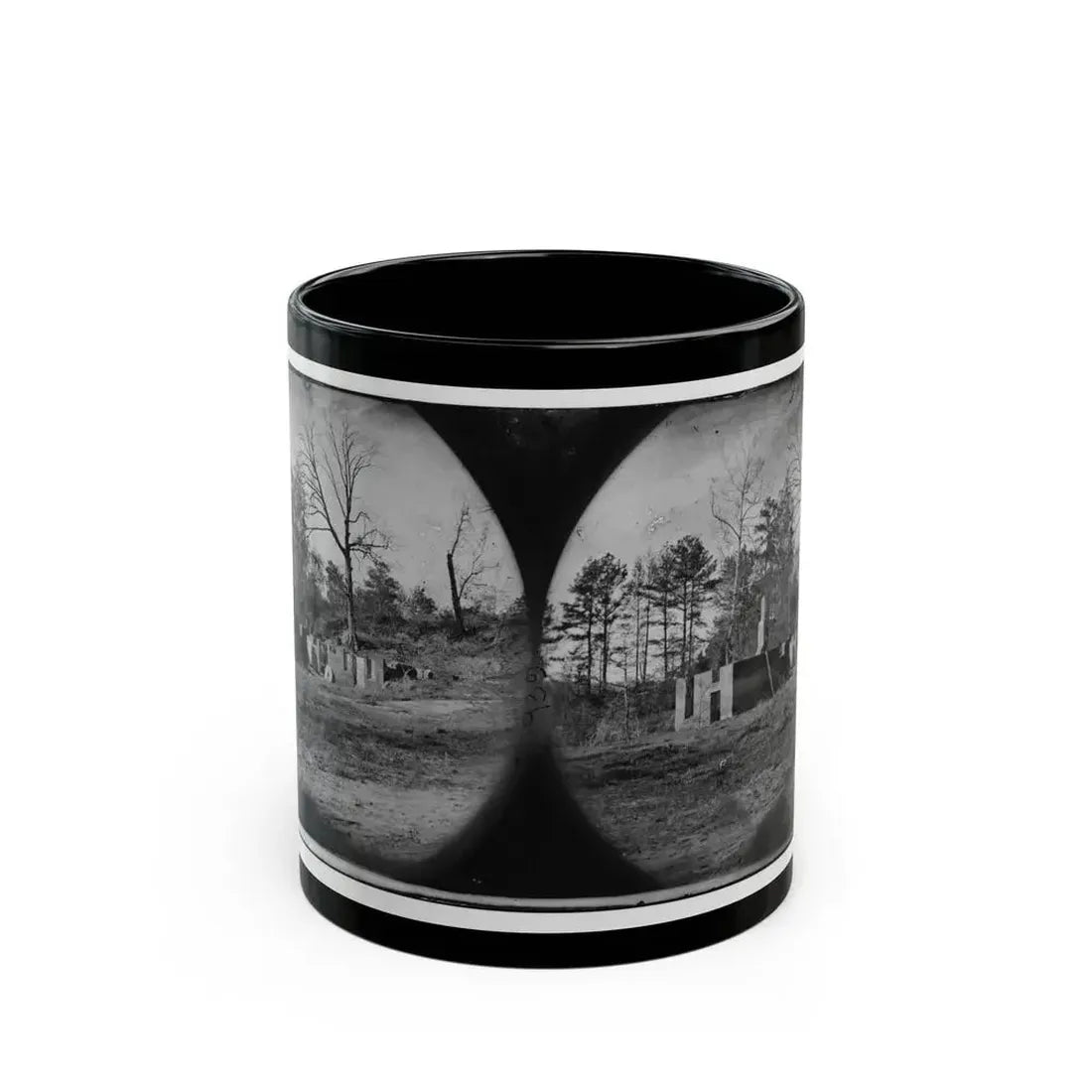 Cold Harbor, Va., Vicinity. Ruins Of Gaines' Mill (U.S. Civil War) Black Coffee Mug 11oz - Go Mug Yourself