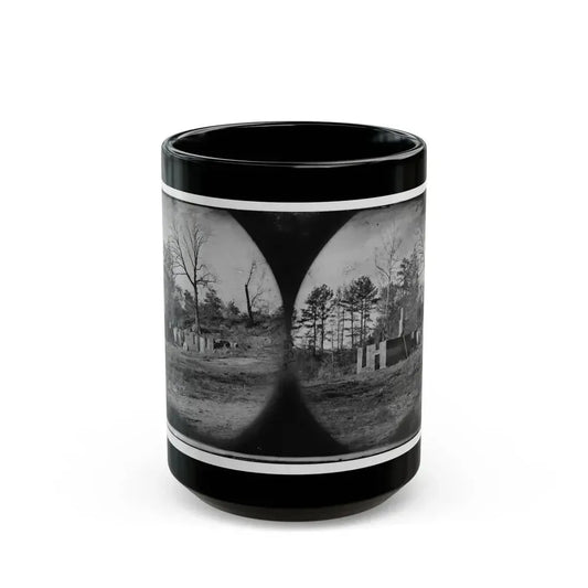 Cold Harbor, Va., Vicinity. Ruins Of Gaines' Mill (U.S. Civil War) Black Coffee Mug 15oz - Go Mug Yourself