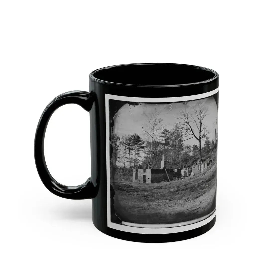 Cold Harbor, Va., Vicinity. Ruins Of Gaines' Mill (U.S. Civil War) Black Coffee Mug - Go Mug Yourself