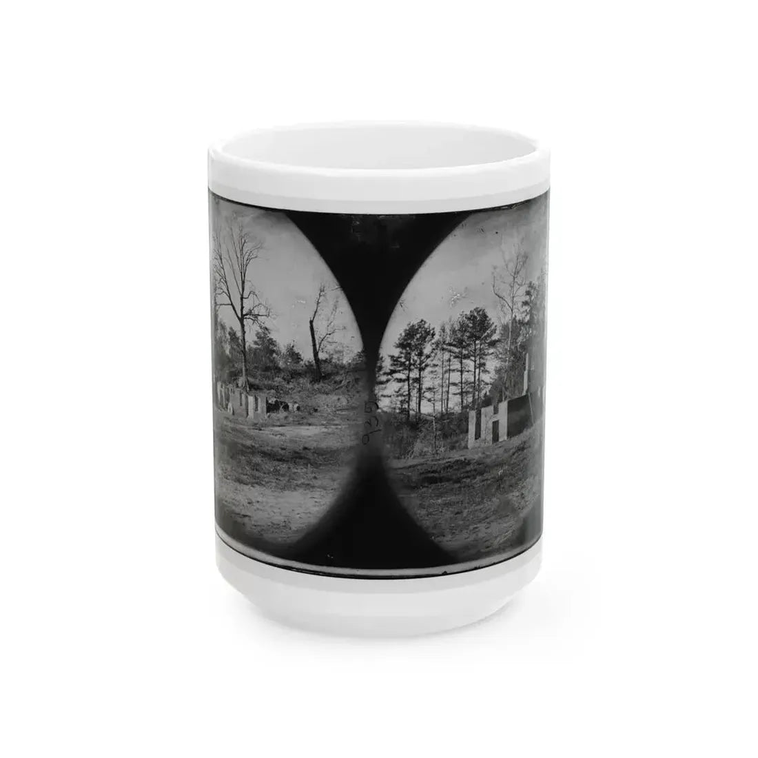 Cold Harbor, Va., Vicinity. Ruins Of Gaines' Mill (U.S. Civil War) White Coffee Mug 15oz - Go Mug Yourself