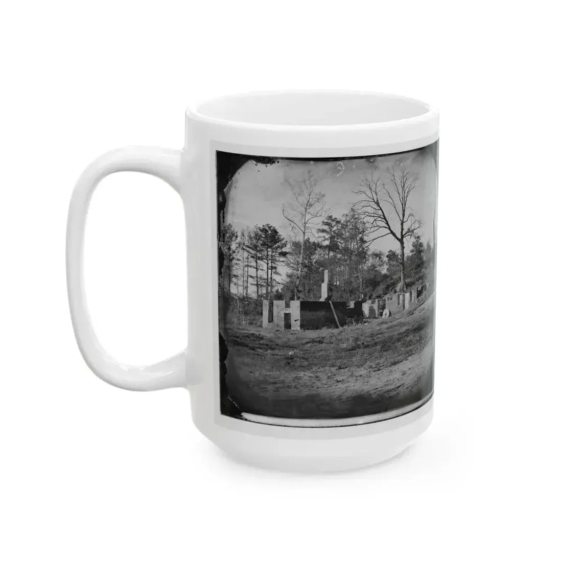 Cold Harbor, Va., Vicinity. Ruins Of Gaines' Mill (U.S. Civil War) White Coffee Mug - Go Mug Yourself