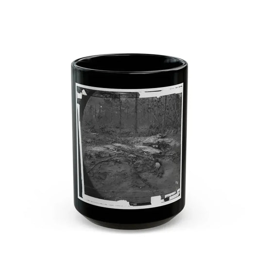 Cold Harbor, Va., Vicinity. Unburied Dead On The Battlefield Of Gaines' Mill (U.S. Civil War) Black Coffee Mug 15oz - Go Mug Yourself