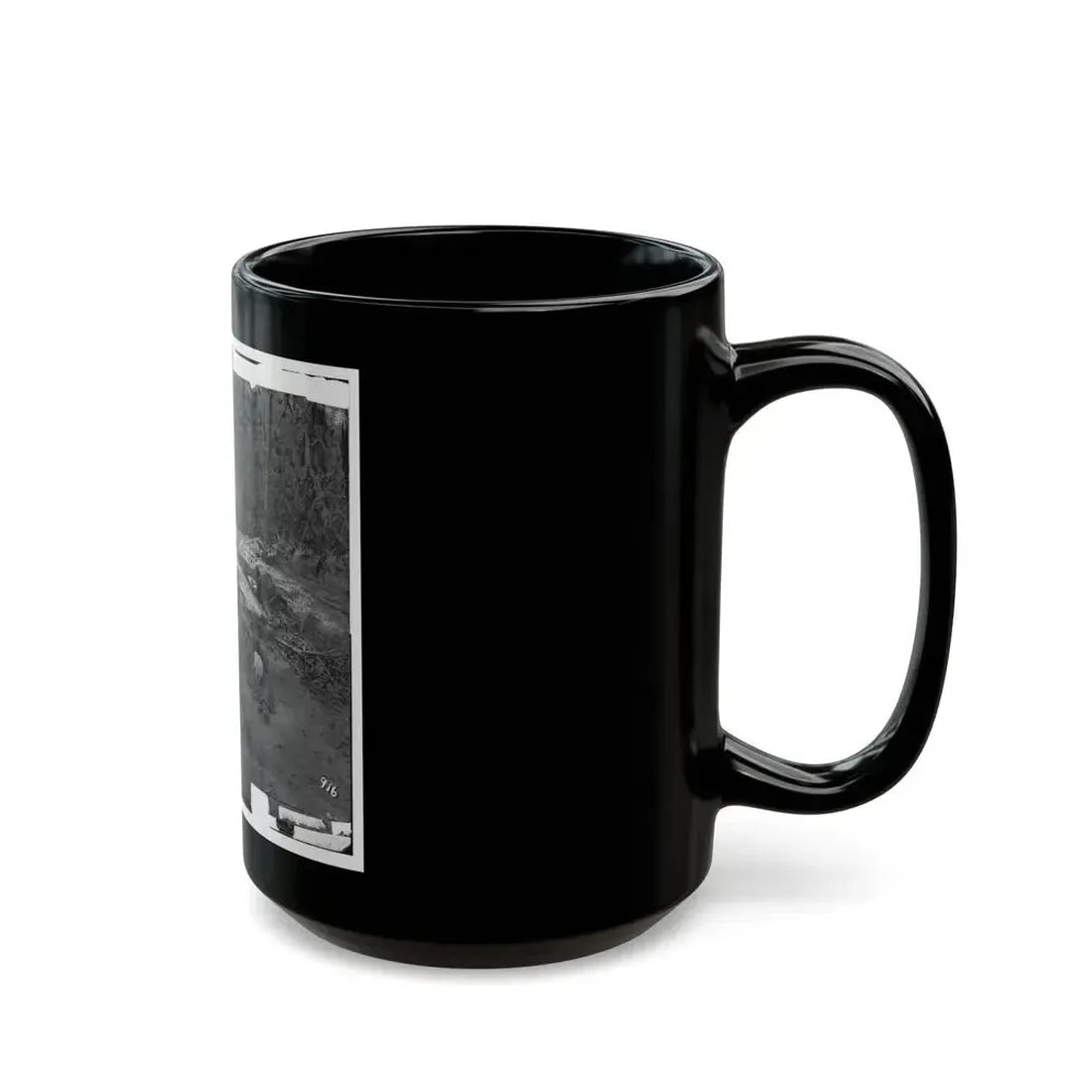 Cold Harbor, Va., Vicinity. Unburied Dead On The Battlefield Of Gaines' Mill (U.S. Civil War) Black Coffee Mug - Go Mug Yourself