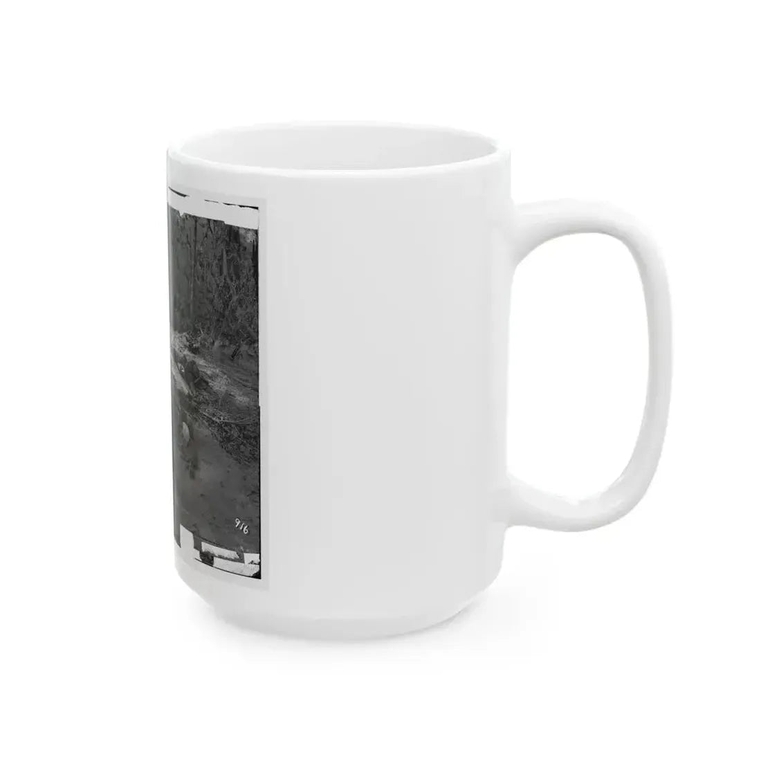 Cold Harbor, Va., Vicinity. Unburied Dead On The Battlefield Of Gaines' Mill (U.S. Civil War) White Coffee Mug - Go Mug Yourself