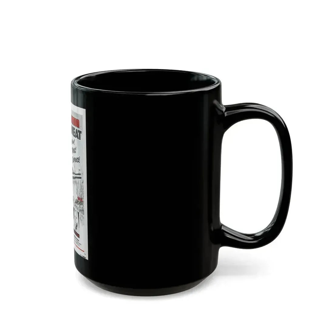 COLD SWEAT 1970 Movie Poster - Black Coffee Mug - Go Mug Yourself