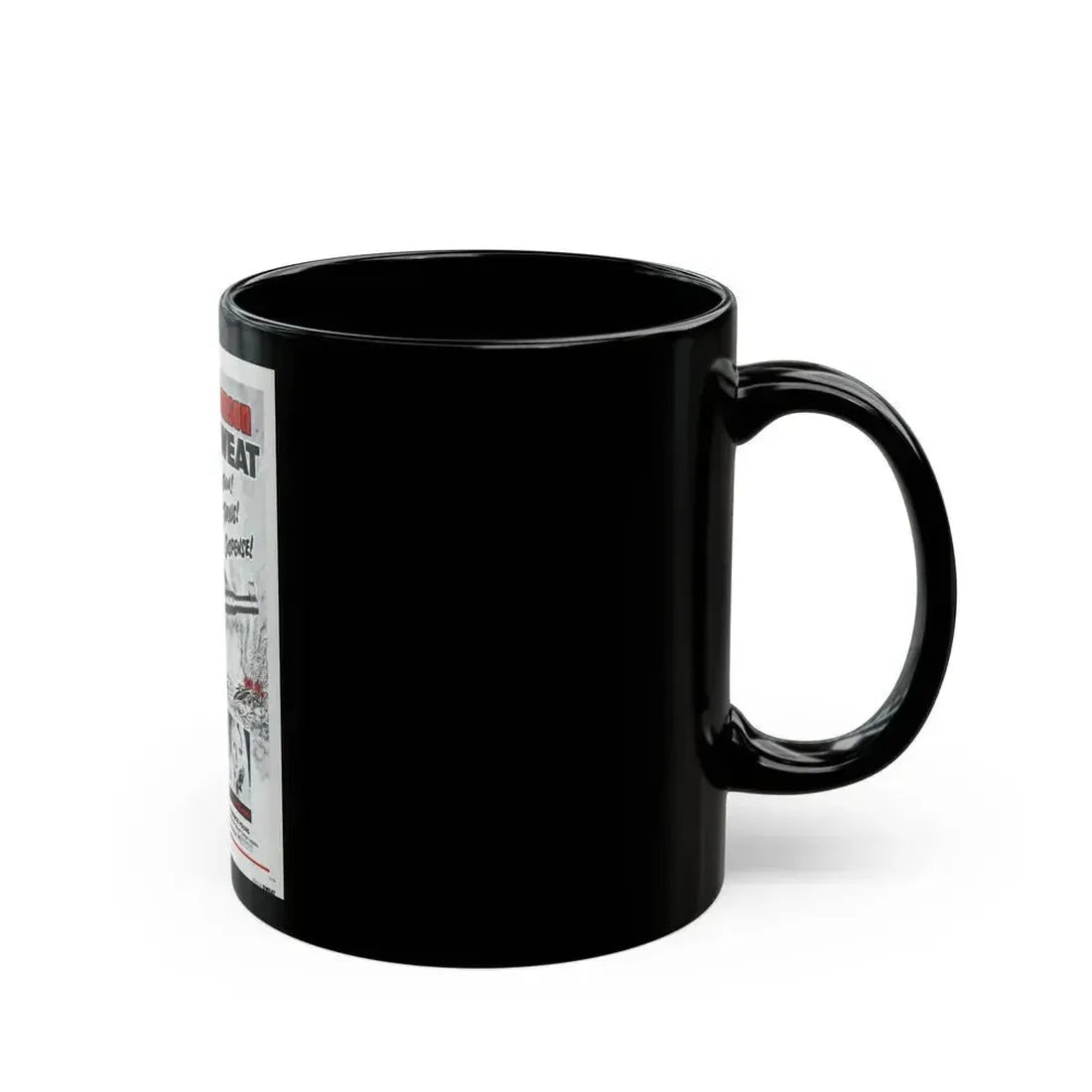 COLD SWEAT 1970 Movie Poster - Black Coffee Mug - Go Mug Yourself