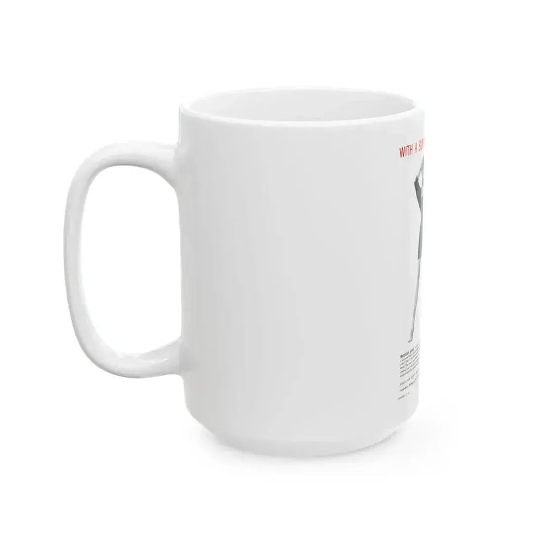 Cole of California ad, 1953 (2) - White Coffee Mug - Go Mug Yourself