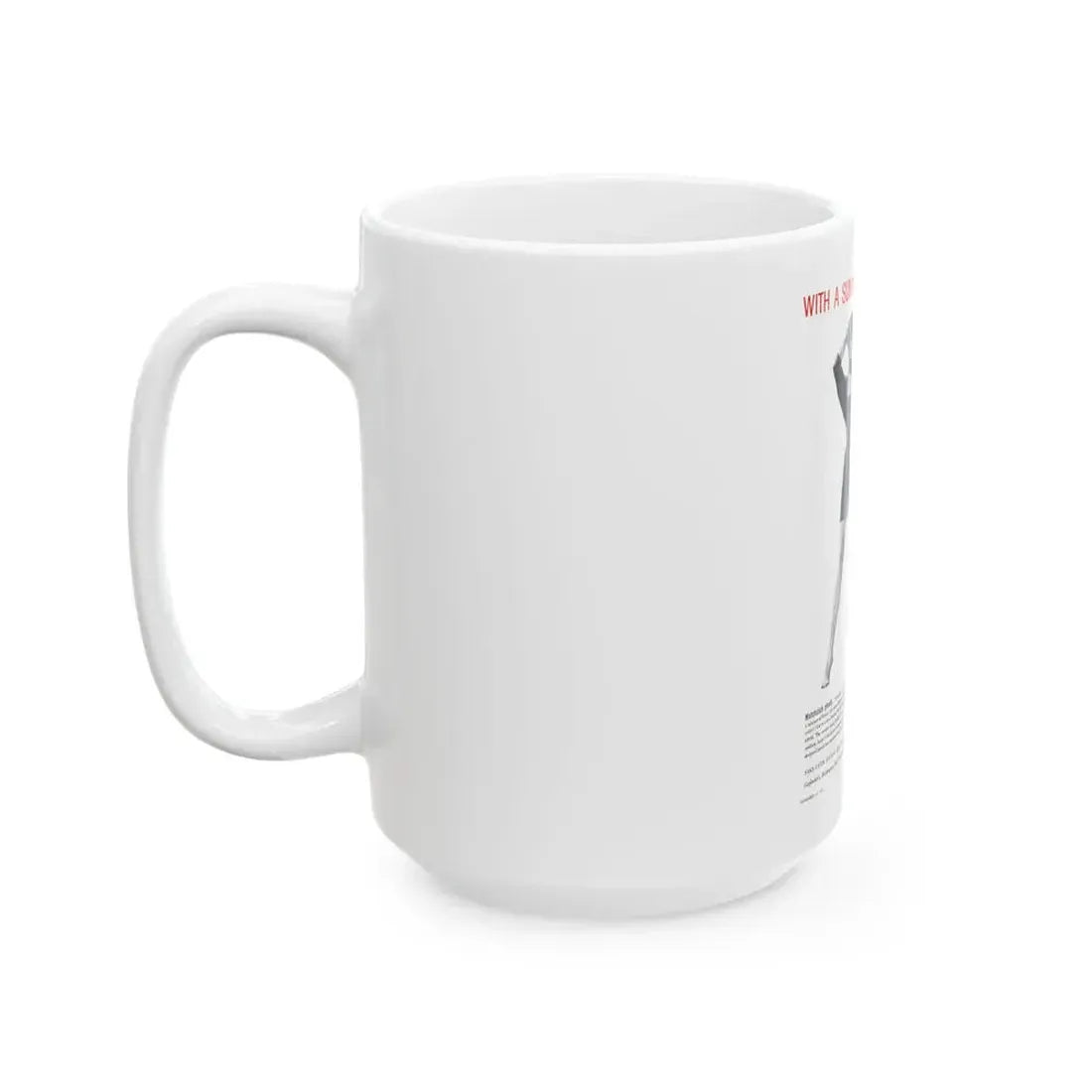 Cole of California ad, 1953 (2) - White Coffee Mug - Go Mug Yourself