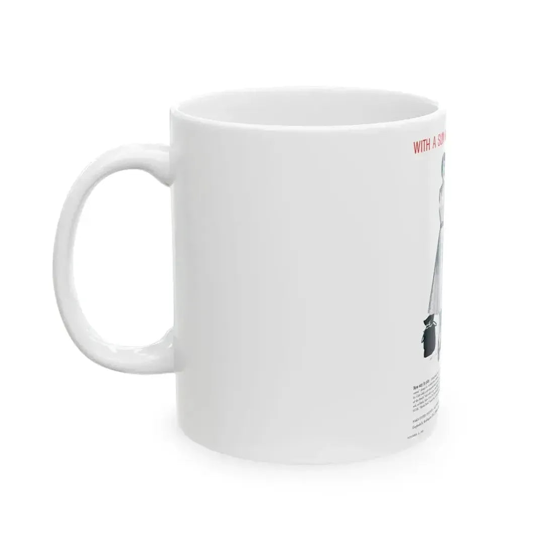 Cole of California ad, 1953 (4) - White Coffee Mug - Go Mug Yourself