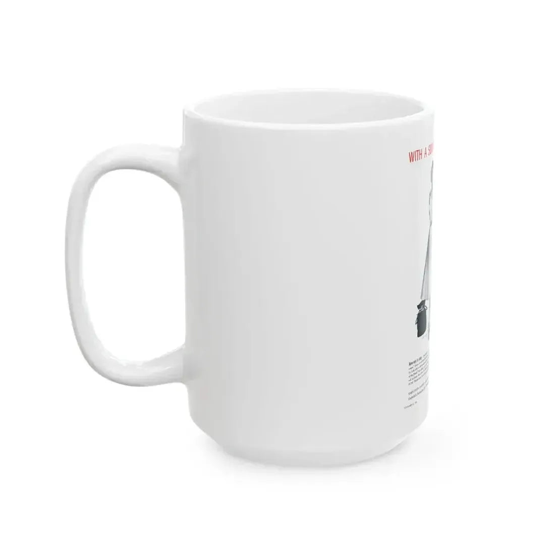 Cole of California ad, 1953 (4) - White Coffee Mug - Go Mug Yourself