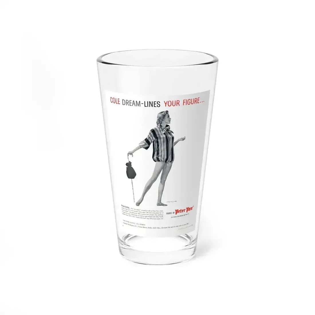 Cole of California ad, 1953 (5) - Pint Glass 16oz 16oz - Go Mug Yourself