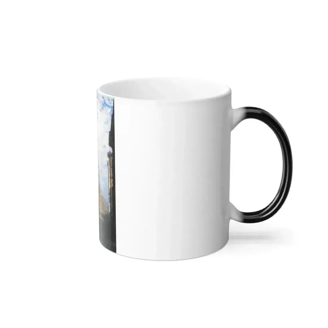 Colin Campbell Cooper (1856-1937) Fifth Avenue, New York City - oil on burlap 1906 - Color Changing Mug 11oz - Go Mug Yourself