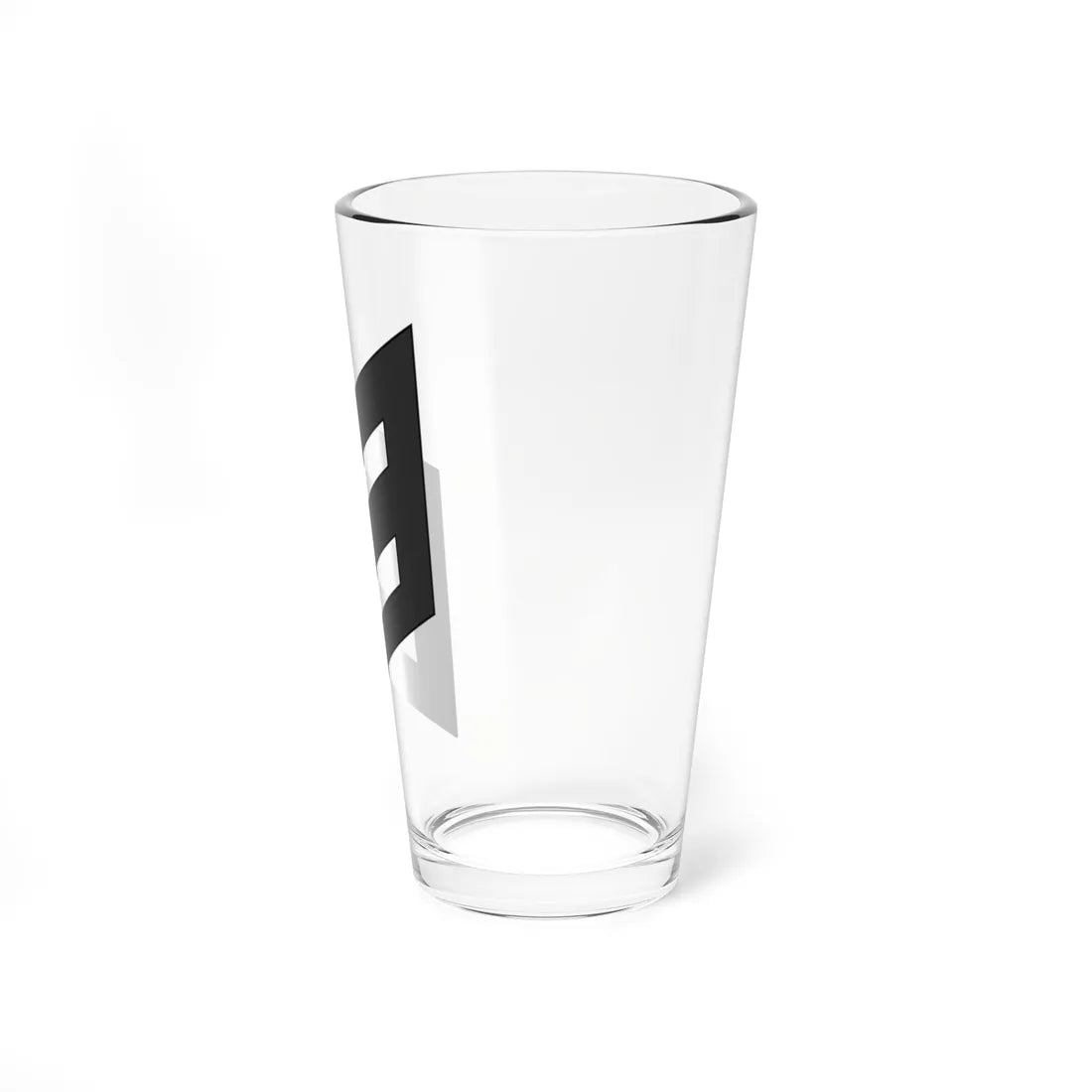 Collar rate insignia of a United States Navy seaman subdued (United States) (Military Rank) Pint Glass 16oz - Go Mug Yourself