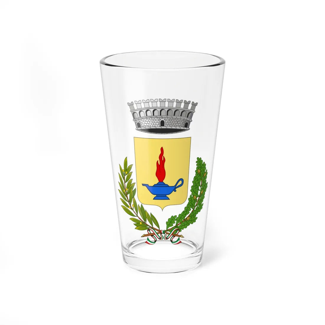 Colletorto-Stemma (Italy) (Coat of Arms) Pint Glass 16oz 16oz - Go Mug Yourself