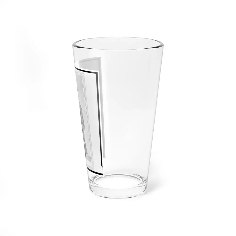 Colonel Adolph Dengler, 43rd Illinois Infantry, Union Officer, Three-Quarter-Length Portrait, Standing, Facing Front (U.S. Civil War) Pint Glass 16oz - Go Mug Yourself