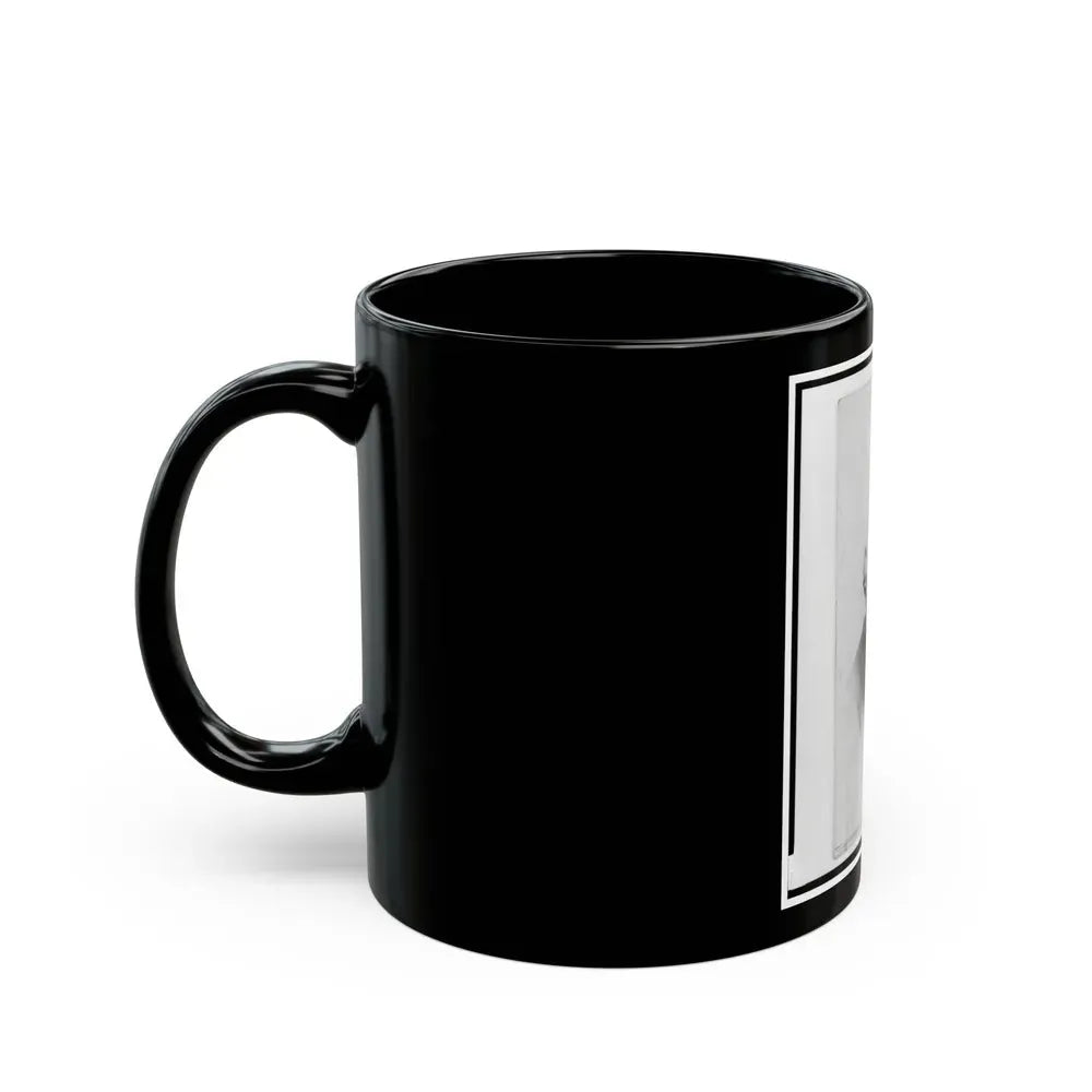 Colonel August Willich, Union Officer In The 32nd Indiana Regiment, Head-And-Shoulders Portrait, Facing Front (U.S. Civil War) Black Coffee Mug - Go Mug Yourself