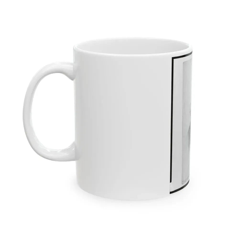 Colonel August Willich, Union Officer In The 32nd Indiana Regiment, Head-And-Shoulders Portrait, Facing Front (U.S. Civil War) White Coffee Mug - Go Mug Yourself