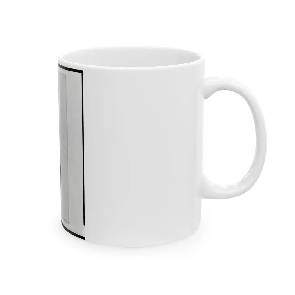 Colonel August Willich, Union Officer In The 32nd Indiana Regiment, Head-And-Shoulders Portrait, Facing Front (U.S. Civil War) White Coffee Mug - Go Mug Yourself