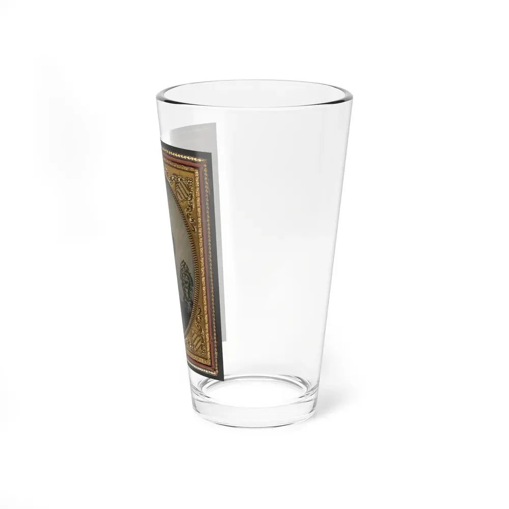 Colonel Felix L. Price Of Co. I, 14th Georgia Infantry Regiment, In Uniform And Cs Buckle With Books (U.S. Civil War) Pint Glass 16oz - Go Mug Yourself