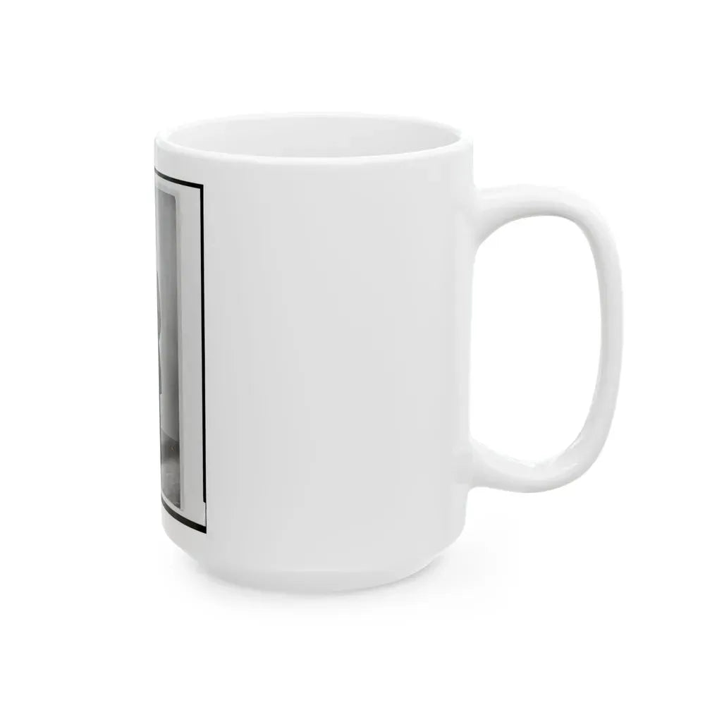 Colonel Francis (Frank) Erdelmeyer, Union Officer In The 32nd Indiana Regiment, Full-Length Portrait, Standing, Facing Front (U.S. Civil War) White Coffee Mug - Go Mug Yourself
