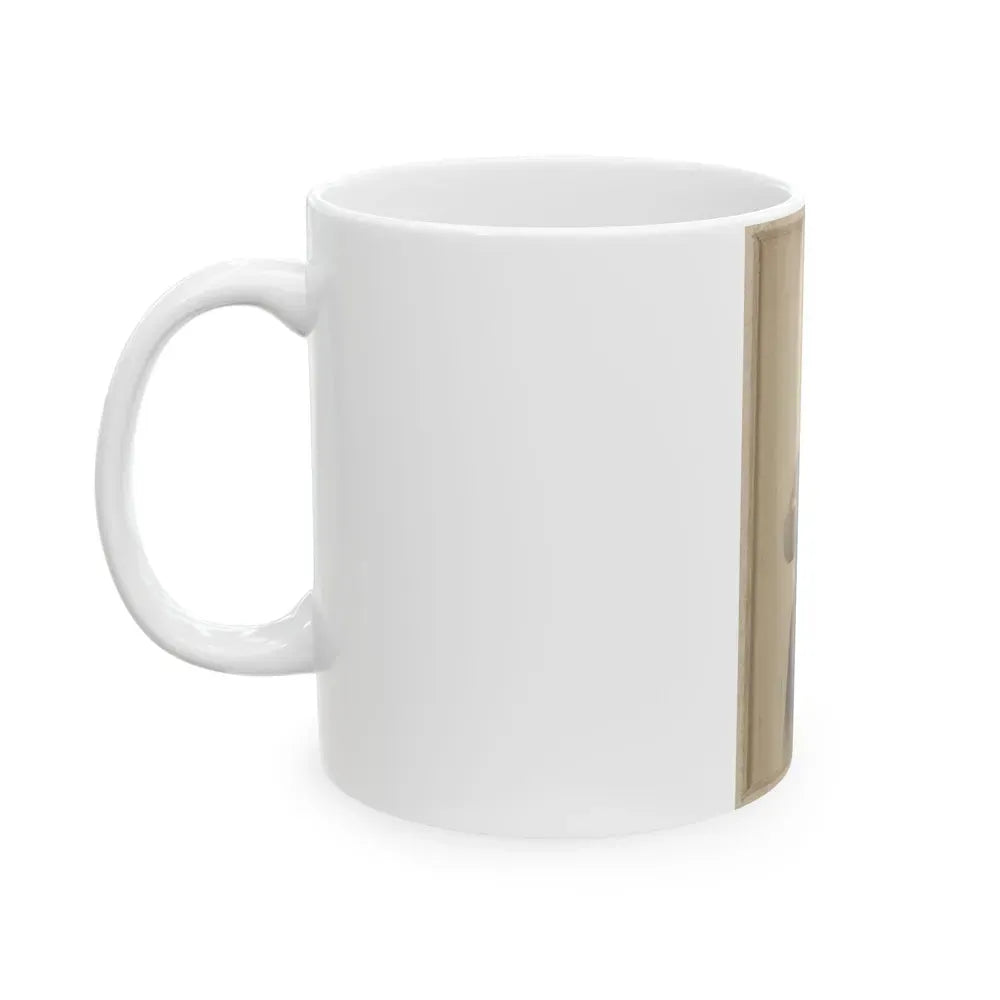 Colonel Francis L. Lee Of 4th Massachusetts Infantry Battalion And 44th Massachusetts Infantry Regiment In Uniform With Sword (U.S. Civil War) White Coffee Mug - Go Mug Yourself