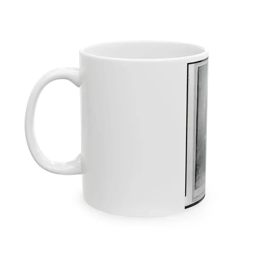Colonel Geza Milahotzy, Union Officer In The 24th Illinois Infantry Regiment, Full-Length Portrait, Standing, Facing Front (U.S. Civil War) White Coffee Mug - Go Mug Yourself