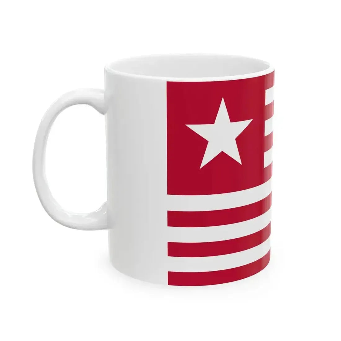 Colonel James Longs Flag (United States) White Coffee Mug - Go Mug Yourself