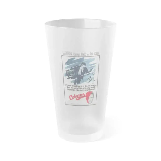 COLOR ME DEAD 1969 Movie Poster - Frosted Pint Glass 16oz 16oz Frosted - Go Mug Yourself