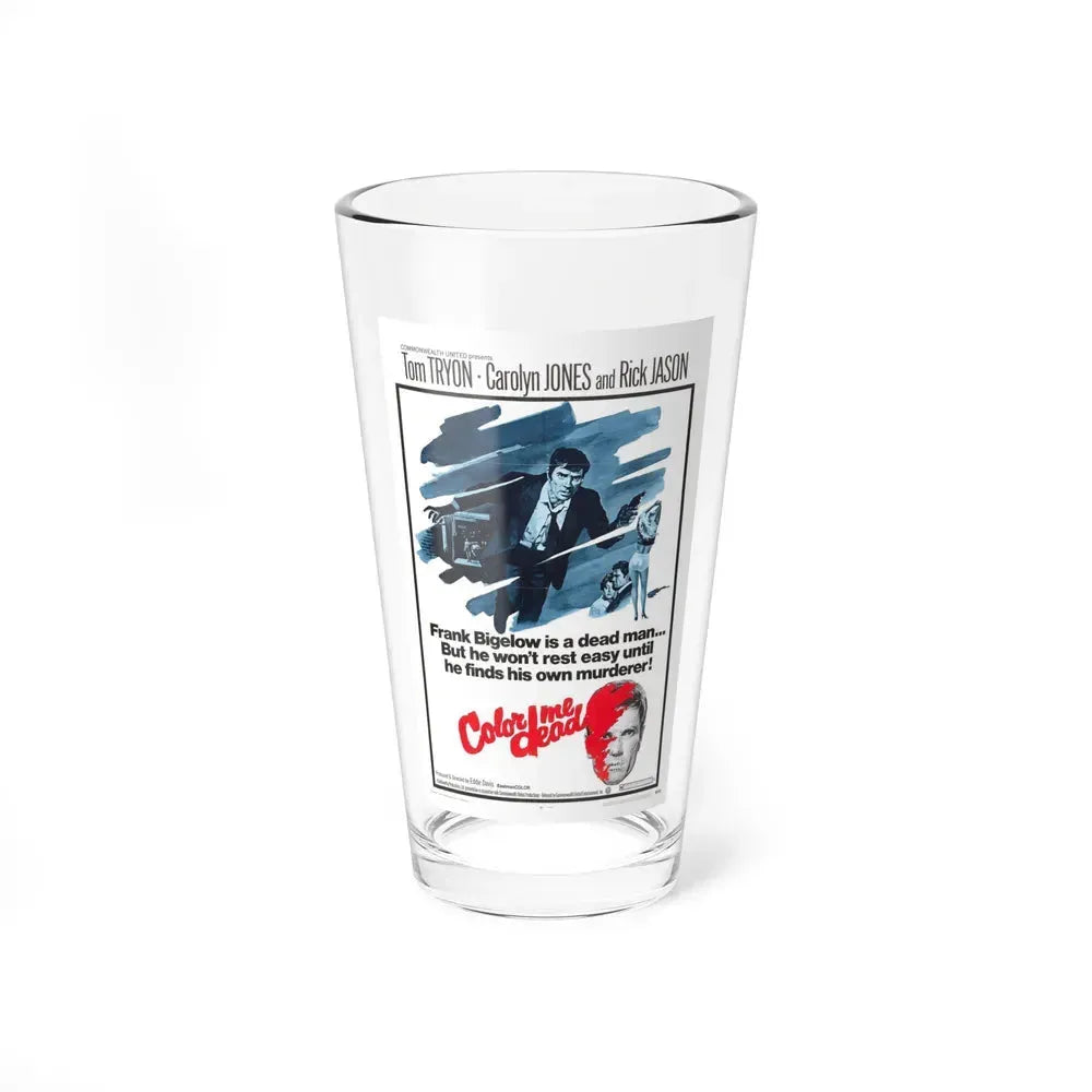 COLOR ME DEAD 1969 Movie Poster - Pint Glass 16oz 16oz - Go Mug Yourself