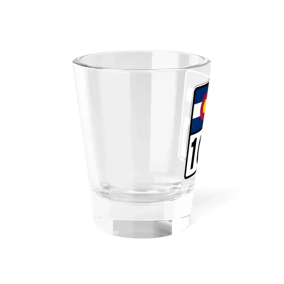 Colorado 100 (Colorado) (Road Sign) Shot Glass 1.5oz - Go Mug Yourself