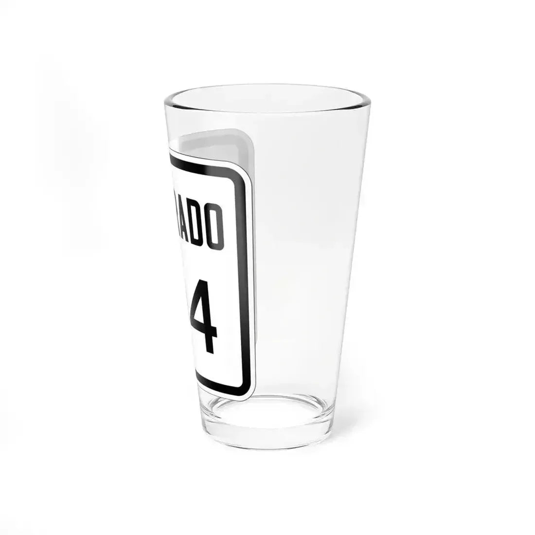 Colorado 104 1946 (Colorado) (Road Sign) Pint Glss 16oz - Go Mug Yourself