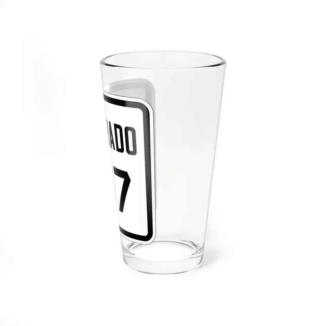 Colorado 107 1926 (Colorado) (Road Sign) Pint Glss 16oz - Go Mug Yourself