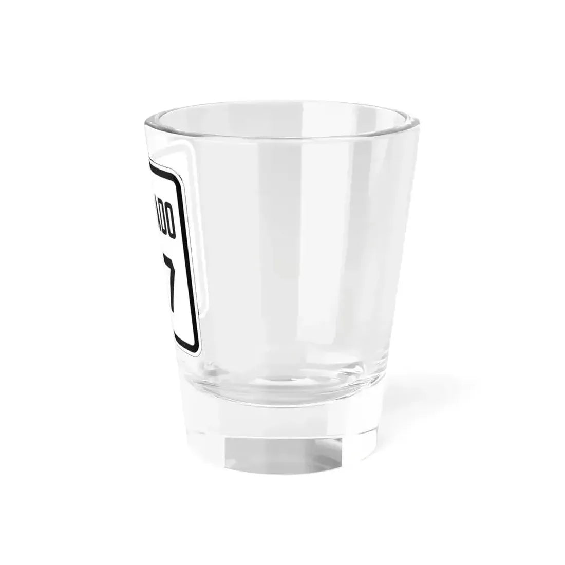 Colorado 107 1926 (Colorado) (Road Sign) Shot Glass 1.5oz - Go Mug Yourself