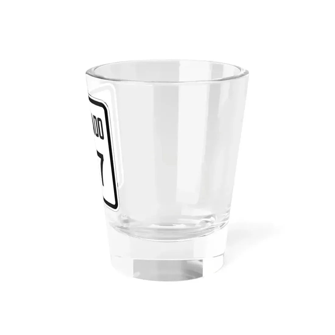 Colorado 107 1946 (Colorado) (Road Sign) Shot Glass 1.5oz - Go Mug Yourself