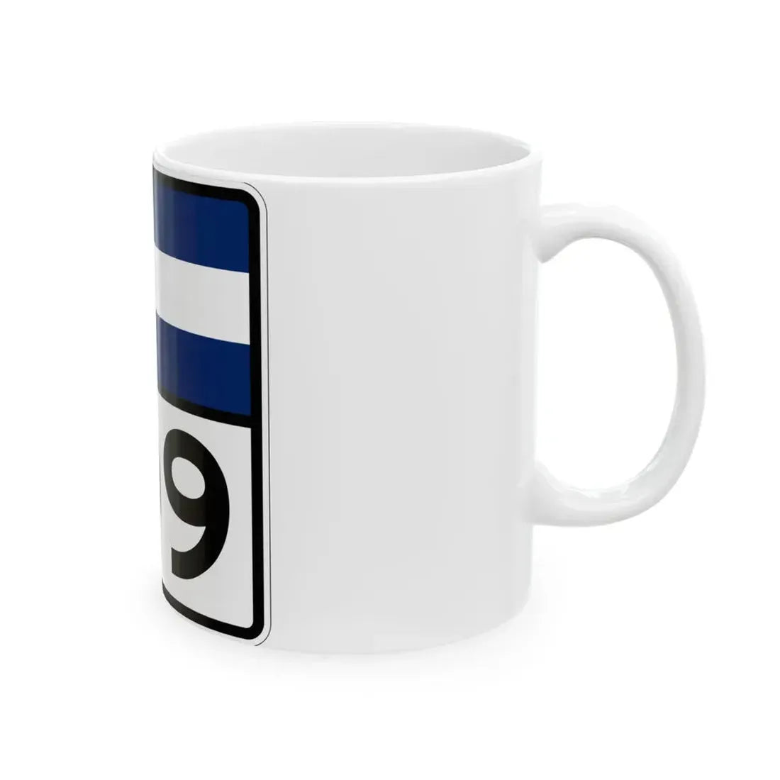 Colorado 109 (Colorado) (Road Sign) White Coffee Mug - Go Mug Yourself