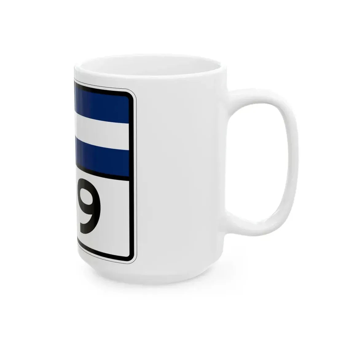 Colorado 109 wide (Colorado) (Road Sign) White Coffee Mug - Go Mug Yourself